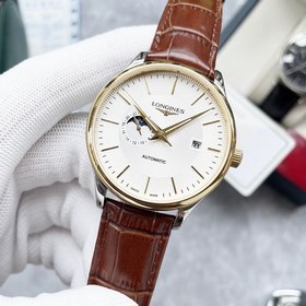 Элегантные мужские часы Longines с уникальным дизайном фаз Луны в