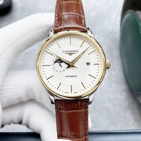 Элегантные мужские часы Longines с уникальным дизайном фаз Луны в