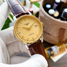 Элегантные мужские часы Longines, классический дизайн с тремя стр