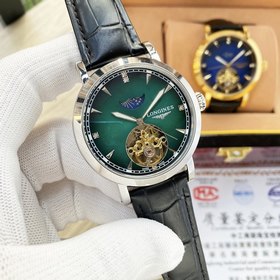 Longines, изысканные мужские часы с большим маховиком и фазой Лун