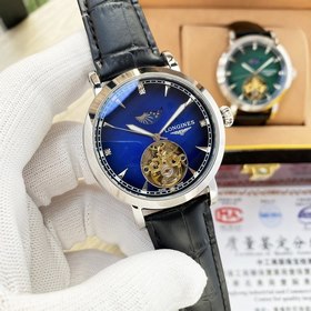 Longines, изысканные мужские часы с большим маховиком и фазой Лун