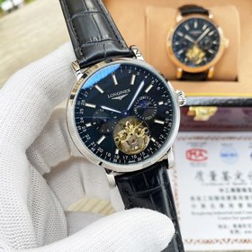 Longines, высококачественные мужские часы с большим маховиком и л