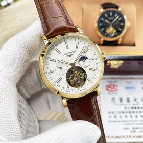Longines, высококачественные мужские часы с большим маховиком и л