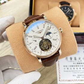 Longines, высококачественные мужские часы с большим маховиком и л