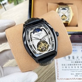Longines, изысканные мужские часы с впечатляющим ажурным дизайном
