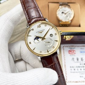 Элегантные мужские часы Longines с четырьмя стрелками указателем 