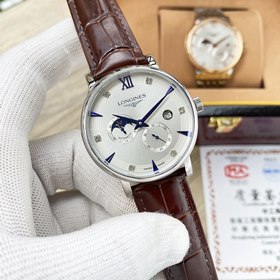 Элегантные мужские часы Longines с четырьмя стрелками указателем 