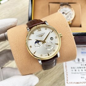 Элегантные мужские часы Longines с четырьмя стрелками указателем 