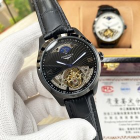 Элегантные мужские часы Longines с впечатляющим ажурным дизайном 