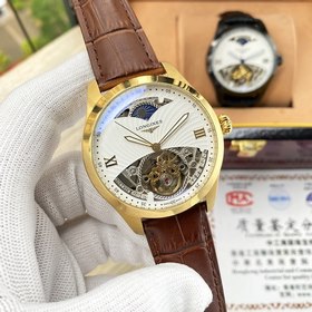 Элегантные мужские часы Longines с впечатляющим ажурным дизайном 