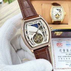 Longines, изысканные мужские часы с впечатляющим ажурным дизайном