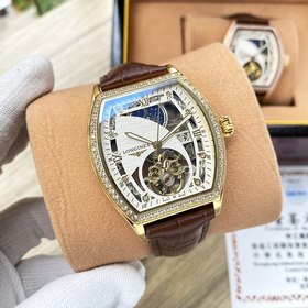 Longines, изысканные мужские часы с впечатляющим ажурным дизайном