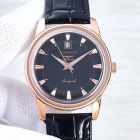 Longines Классические мужские часы с тремя стрелками календарем, 