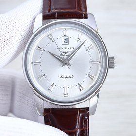 Longines Классические мужские часы с тремя стрелками календарем, 