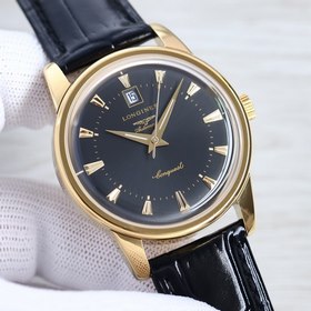 Longines Классические мужские часы с тремя стрелками календарем, 