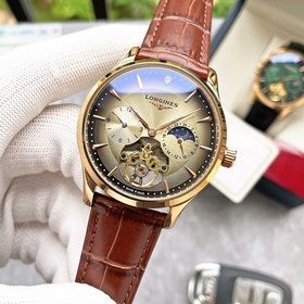 Longines, высококачественные мужские часы с большим маховиком и л