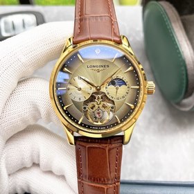Longines, высококачественные мужские часы с большим маховиком и л