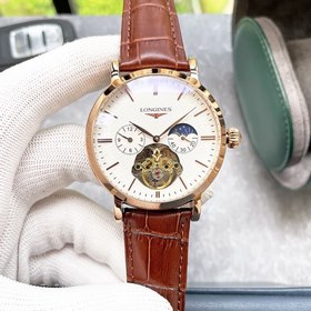 Longines, высококачественные мужские часы с большим маховиком и л