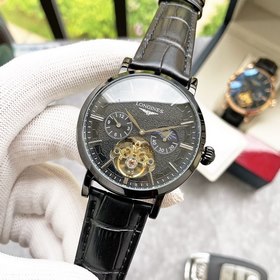 Longines, высококачественные мужские часы с большим маховиком и л