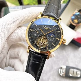 Longines, высококачественные мужские часы с большим маховиком и л