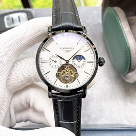 Longines, высококачественные мужские часы с большим маховиком и л