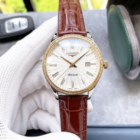 Элегантные мужские часы Longines с классическим дизайном с тремя