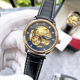 Элегантные мужские часы Longines с впечатляющим ажурным дизайном 