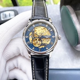 Элегантные мужские часы Longines с впечатляющим ажурным дизайном 