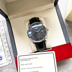 Элегантные мужские часы Longines, классический дизайн с двумя стр
