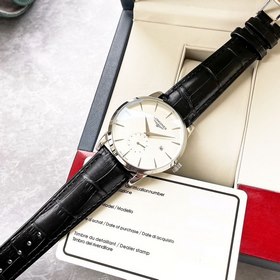 Элегантные мужские часы Longines, классический дизайн с двумя стр