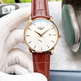 Элегантные мужские часы Longines, классический дизайн с двумя стр