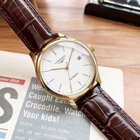 Элегантные мужские часы Longines с классическим дизайном с тремя 