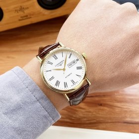 Элегантные мужские часы Longines с классическим дизайном с тремя