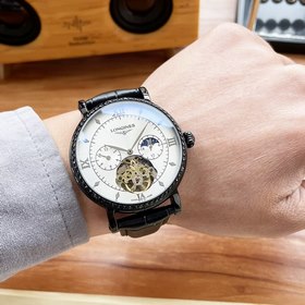 Longines, высококачественные мужские часы с большим маятником и л