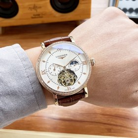 Longines, высококачественные мужские часы с большим маятником и л