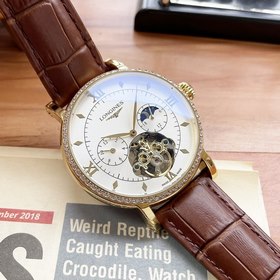 Longines, высококачественные мужские часы с большим маятником и л