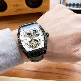 Элегантные мужские часы Longines с впечатляющим ажурным дизайном 