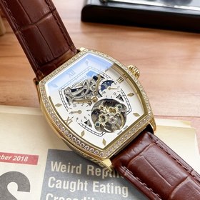 Элегантные мужские часы Longines с впечатляющим ажурным дизайном 