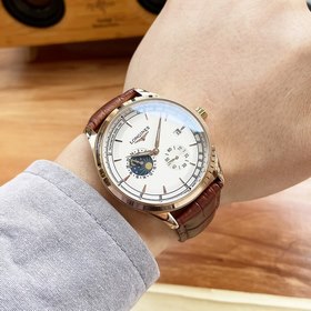 Элегантные мужские часы Longines с четырьмя стрелками указателем