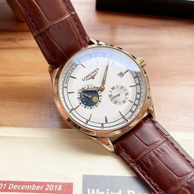 Элегантные мужские часы Longines с четырьмя стрелками указателем 
