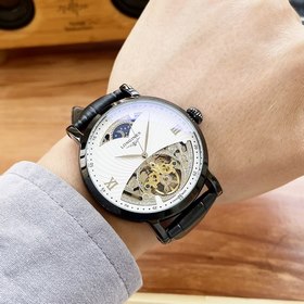 Элегантные мужские часы Longines с впечатляющим ажурным дизайном 