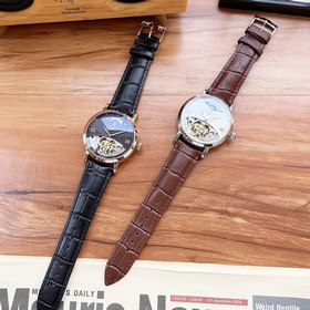 Элегантные мужские часы Longines с впечатляющим ажурным дизайном 