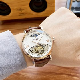 Элегантные мужские часы Longines с впечатляющим ажурным дизайном 