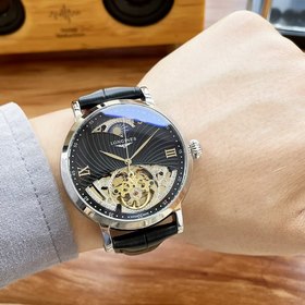 Элегантные мужские часы Longines с впечатляющим ажурным дизайном 