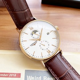 Элегантные мужские часы Longines с четырьмя стрелками указателем 