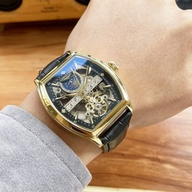 Элегантные мужские часы Longines с впечатляющим ажурным дизайном 