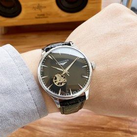 Элегантные мужские часы Longines с классическим большим циферблат