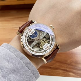 Longines, высококачественные мужские часы с впечатляющим ажурным 
