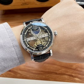 Longines, высококачественные мужские часы с впечатляющим ажурным 