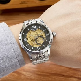 Элегантные мужские часы Longines с впечатляющим ажурным дизайном